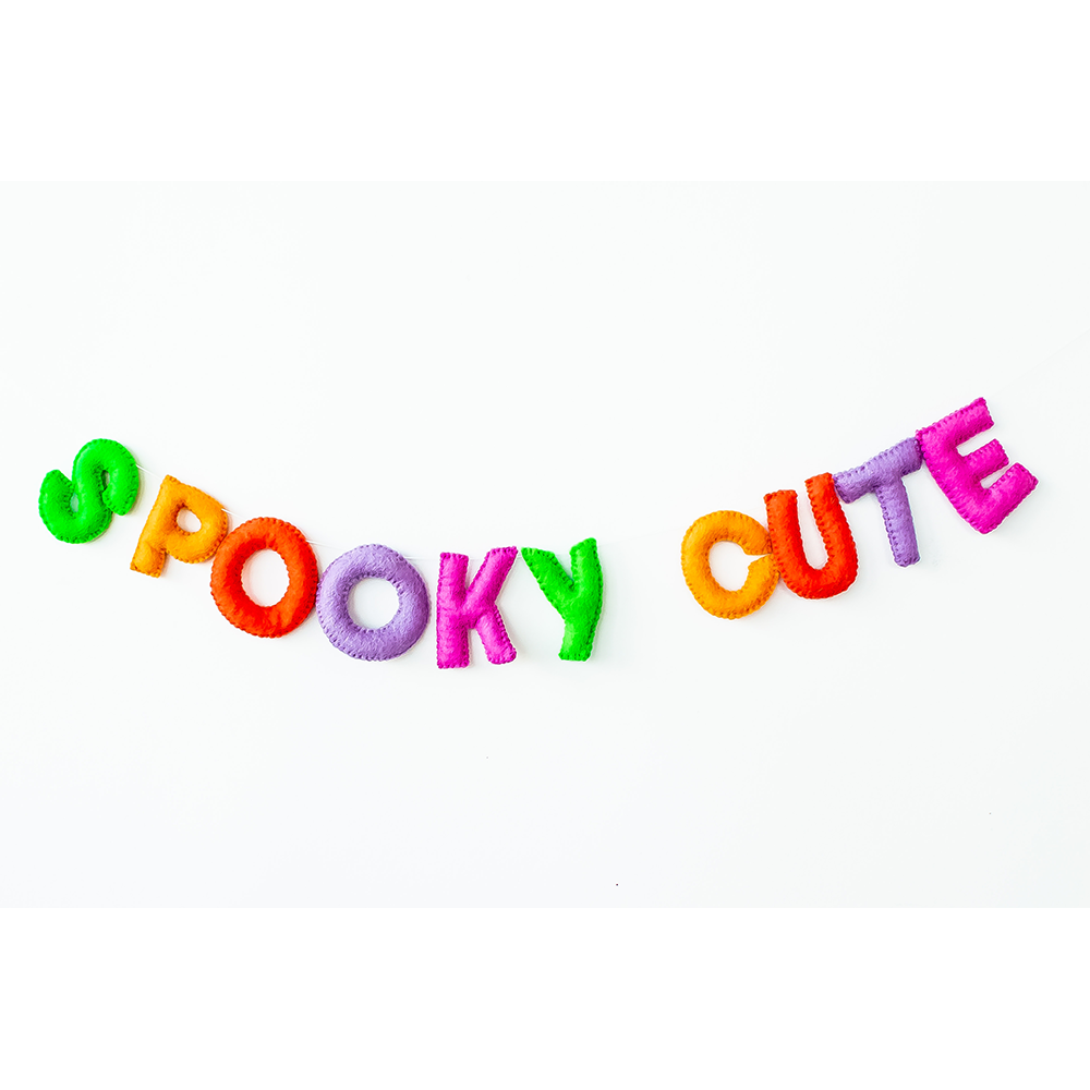 Spooky Cute Wool Felt Garland, Shop Sweet Lulu