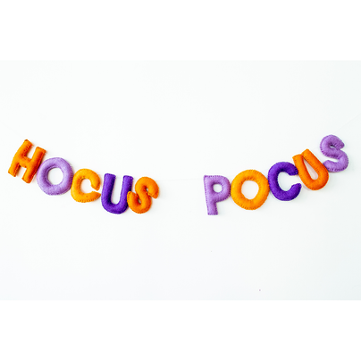 Hocus Pocus Wool Felt Garland - Purple, Shop Sweet Lulu