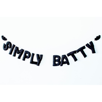 Simply Batty Wool Felt Garland, Shop Sweet Lulu
