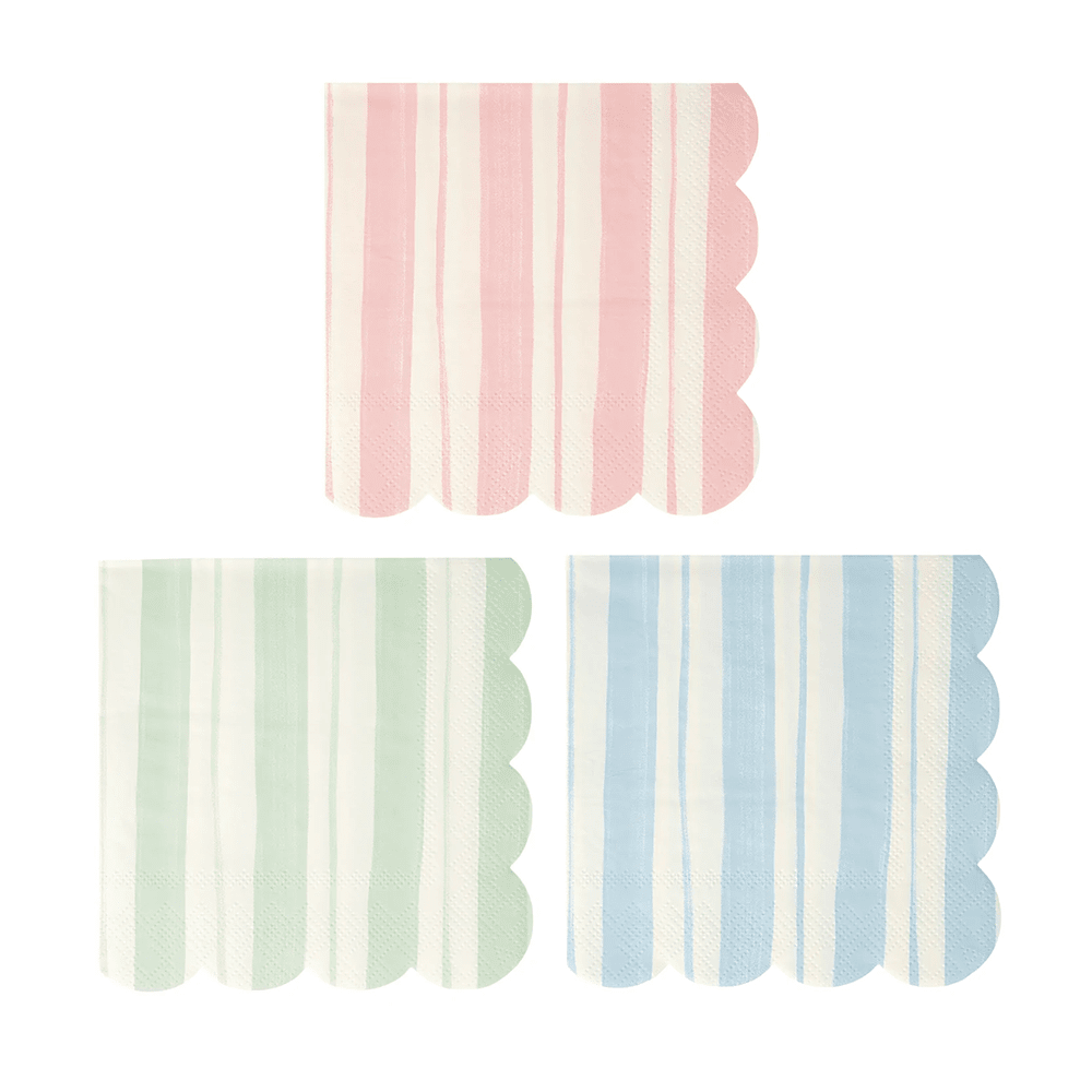 Meri Meri Ticking Stripe Large Napkins, Shop Sweet Lulu