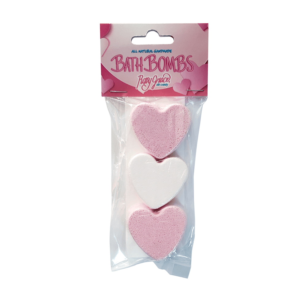 Mini Heart Bath Bombs - Pack of 3, Shop Sweet Lulu