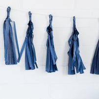 Navy Tassel Garland