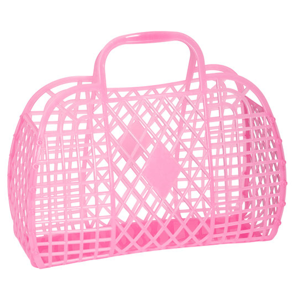Retro Basket Jelly Bag, Neon Pink, Shop Sweet Lulu