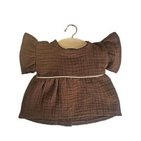 Minikane Daisy Triple Gauze Doll Dress, Chocolate