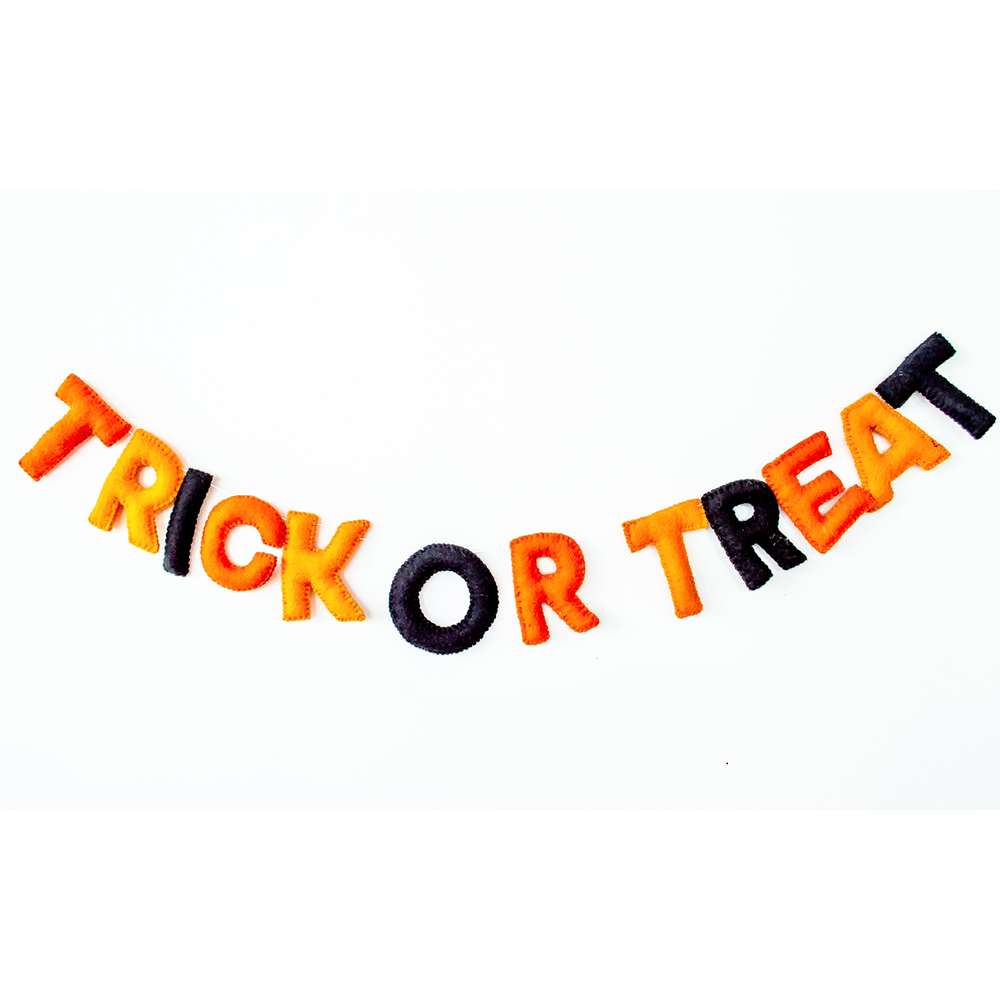 Trick or Treat Wool Felt Garland – Shop Sweet Lulu