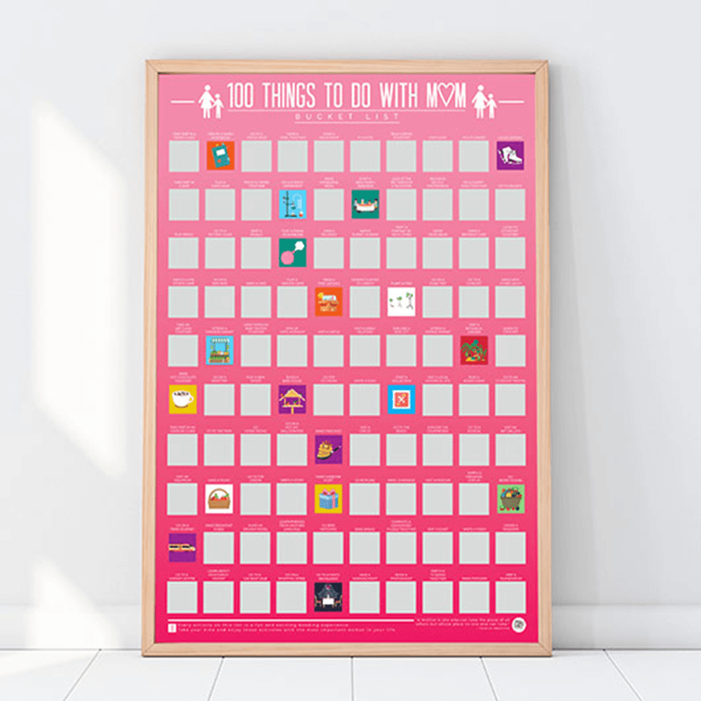100 Things to Do with Mom Activity Poster, Shop Sweet Lulu