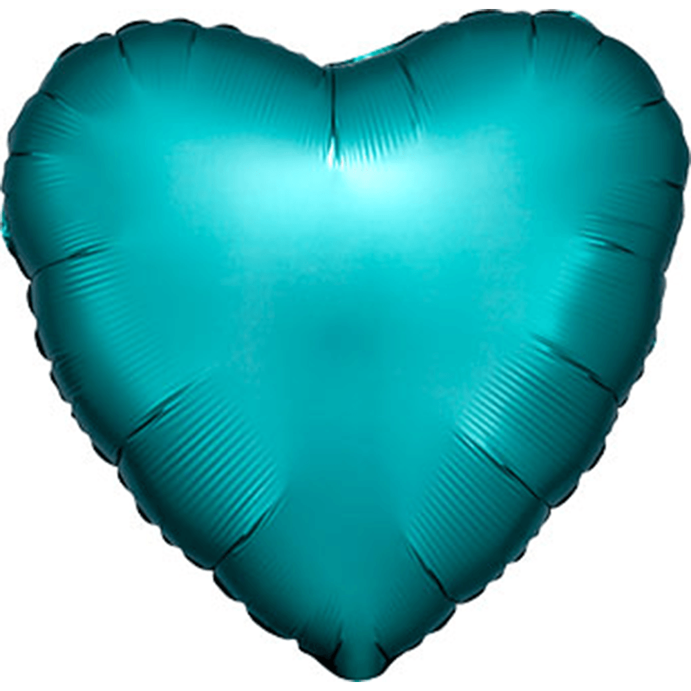 18" Satin Luxe Jade Heart Balloon, Shop Sweet Lulu