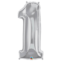 34" Number Balloons - Silver, Shop Sweet Lulu