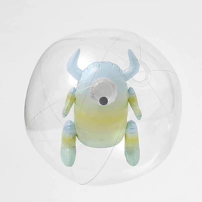 3D Inflatable Beach Ball - Monty the Monster, Shop Sweet Lulu