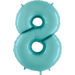 40" Number Balloons, Baby Blue - 10 Options, Shop Sweet Lulu