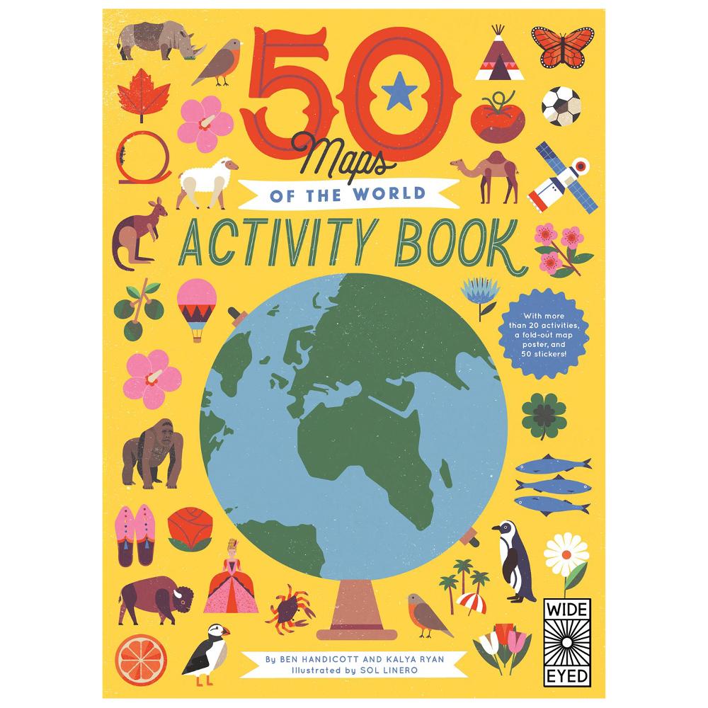 50 Maps of the World Activity Book, Shop Sweet Lulu