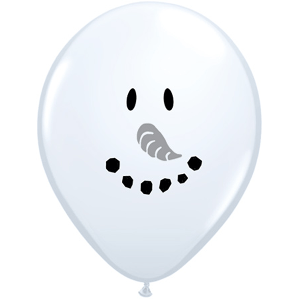 5" Latex Snowman Face Balloon, Shop Sweet Lulu