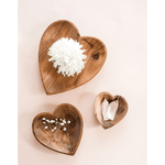 Acacia Wood Heart Tray - 2 Size Options, Shop Sweet Lulu