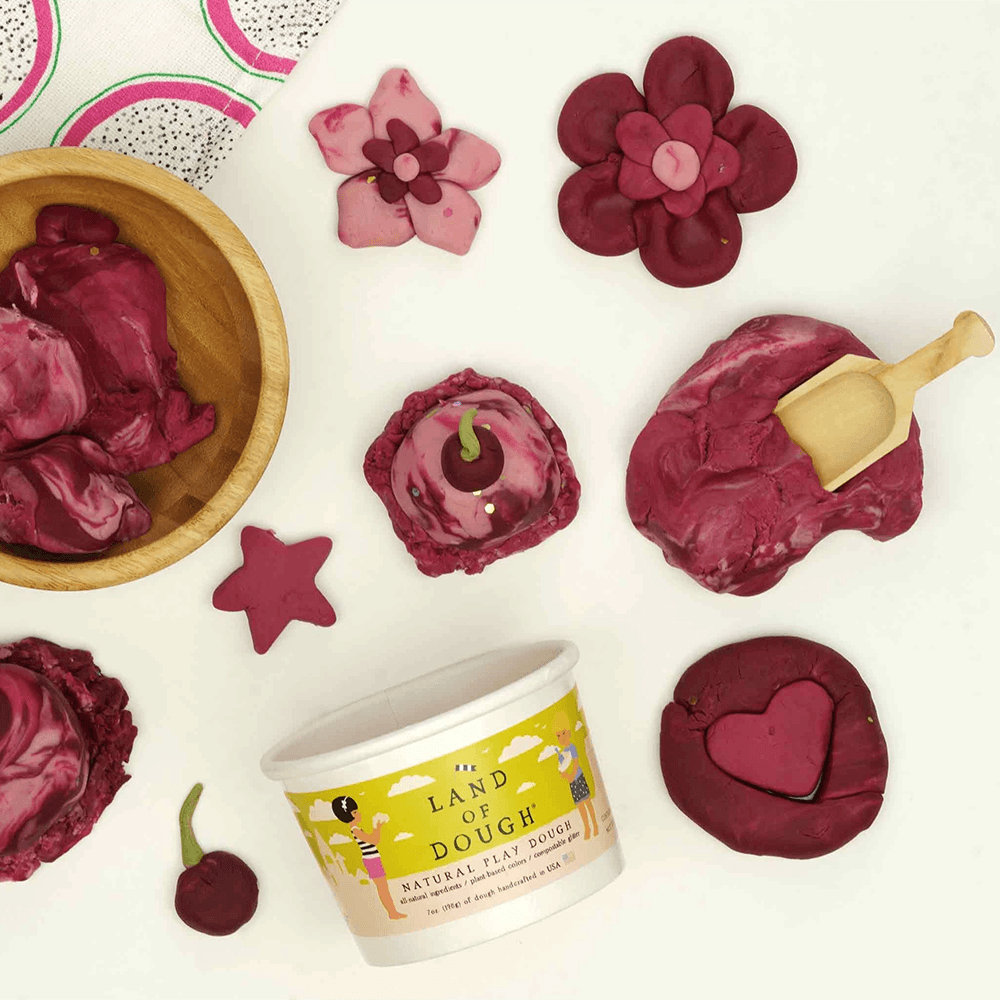All-Natural Play Dough - Cherry on Top, Shop Sweet Lulu