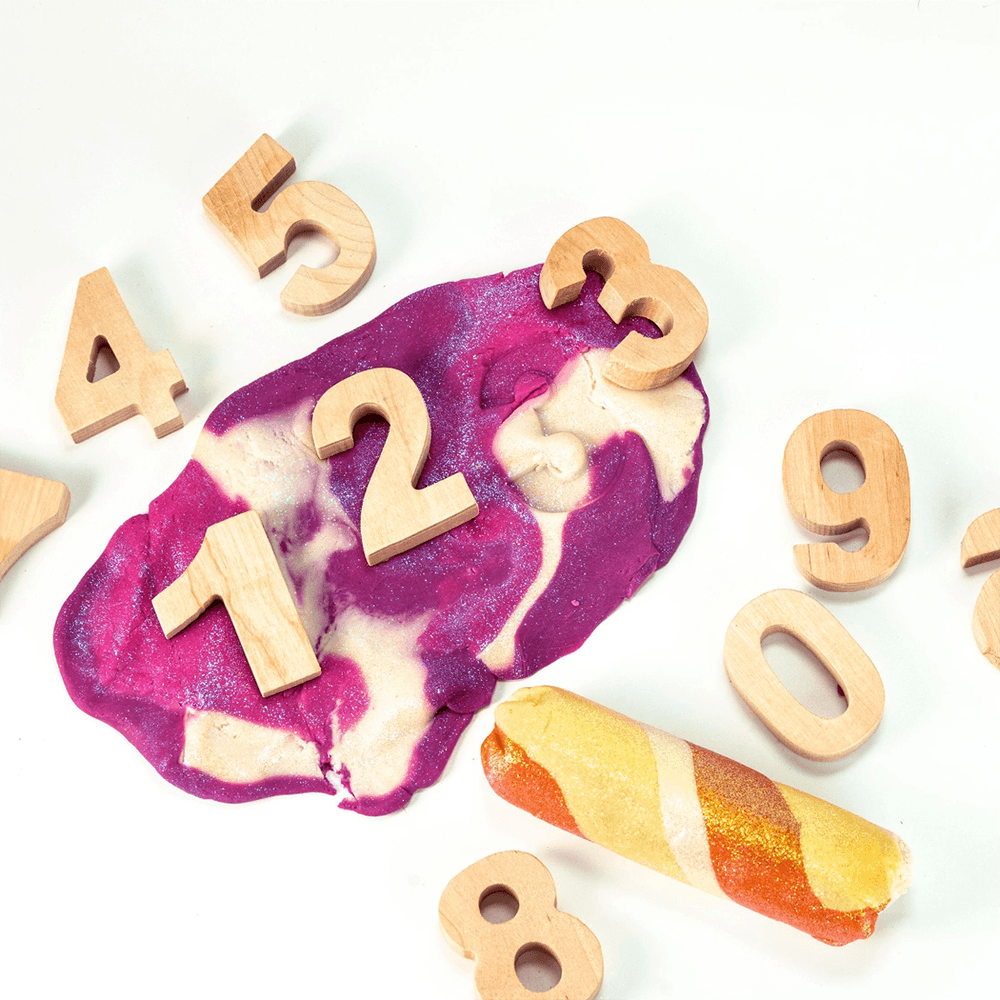 All-Natural Play Dough Numbers Kit, Shop Sweet Lulu