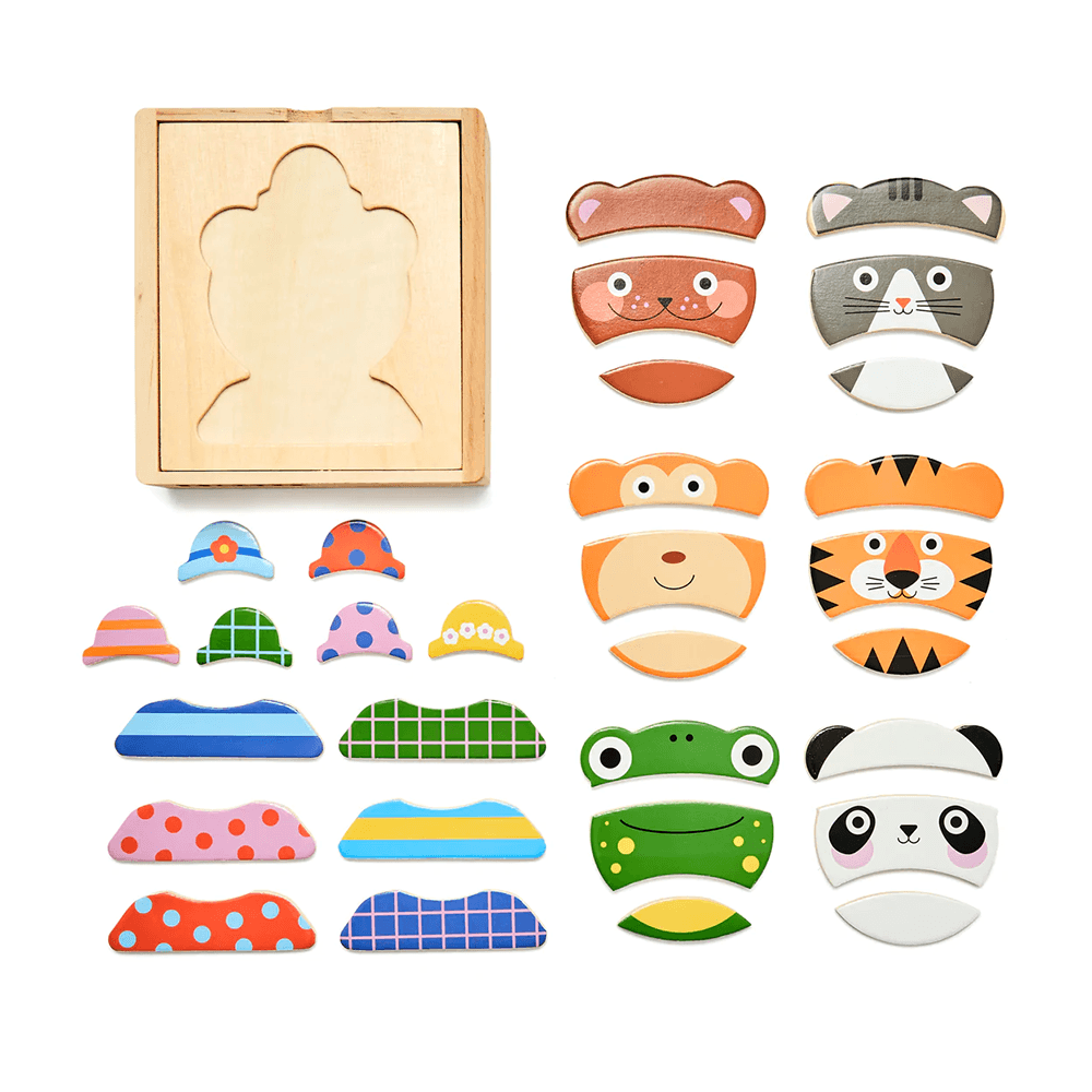 Animal Mix Up! Wooden Puzzle, Shop Sweet Lulu