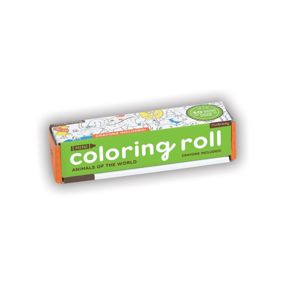 Animals of the World Mini Coloring Roll, Shop Sweet Lulu