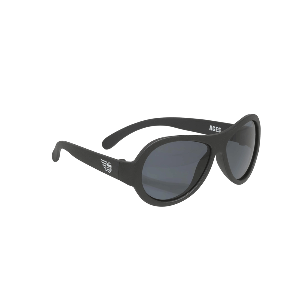Aviator Sunglasses, Black - 2 Size Options