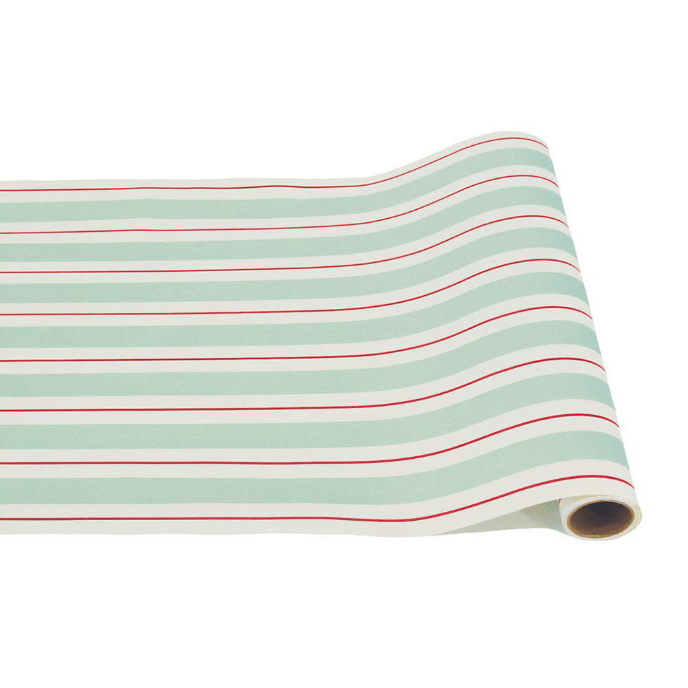 Awning Stripe Paper Runner - Seafoam & Red, Shop Sweet Lulu