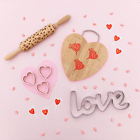 Bake with Love, Valentine's Day Baking Set, Shop Sweet Lulu