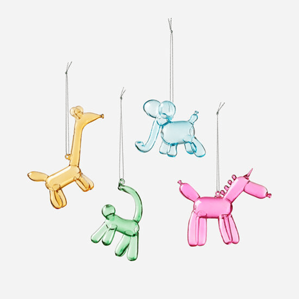 Balloon Animal Ornament - 4 Style Options