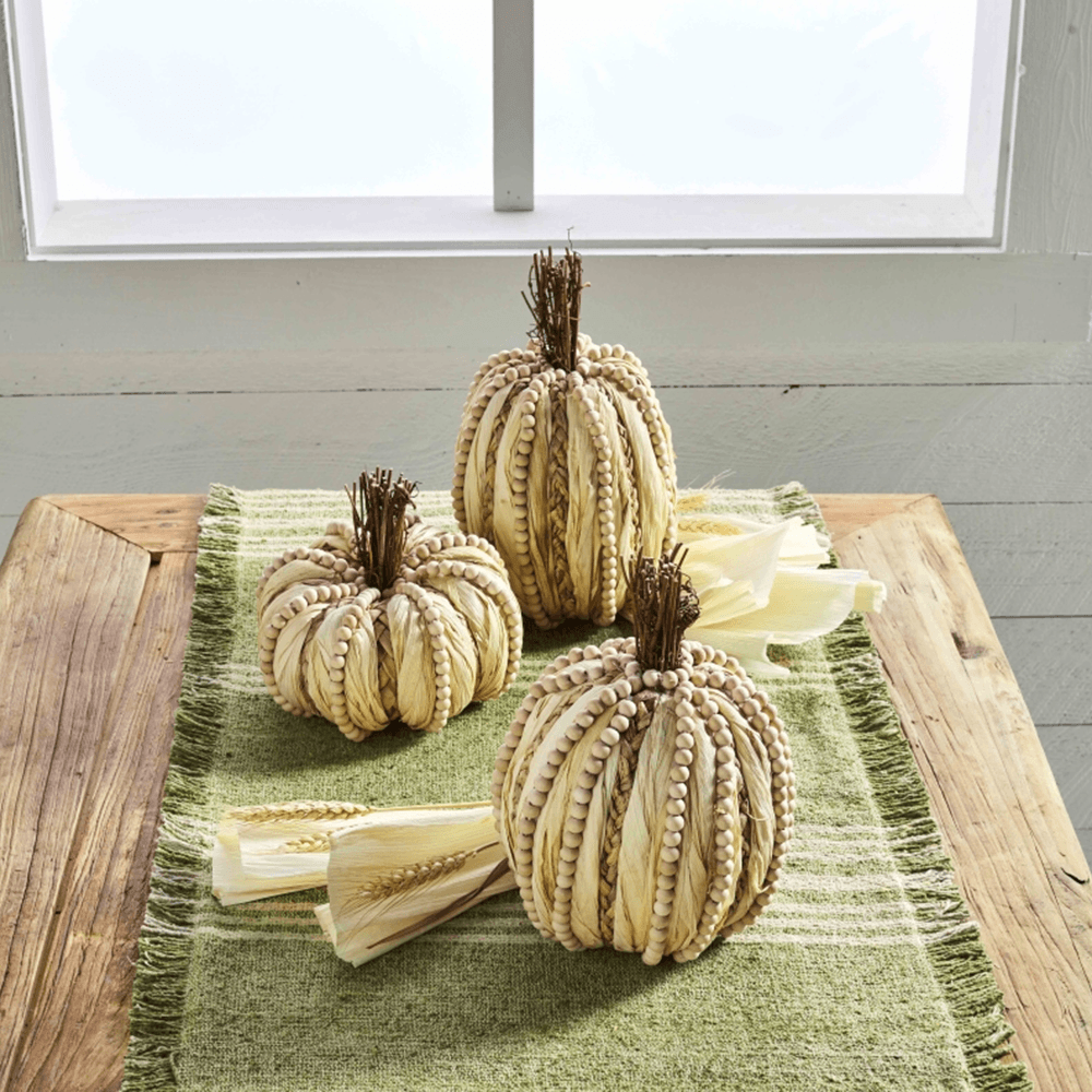 Beaded Husk Pumpkin - 3 Size Options, Shop Sweet Lulu