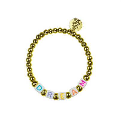 Beaded Word Bracelet, Gold - 6 Style Options, Shop Sweet Lulu