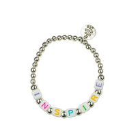 Beaded Word Bracelet, Silver - 6 Style Options, Shop Sweet Lulu