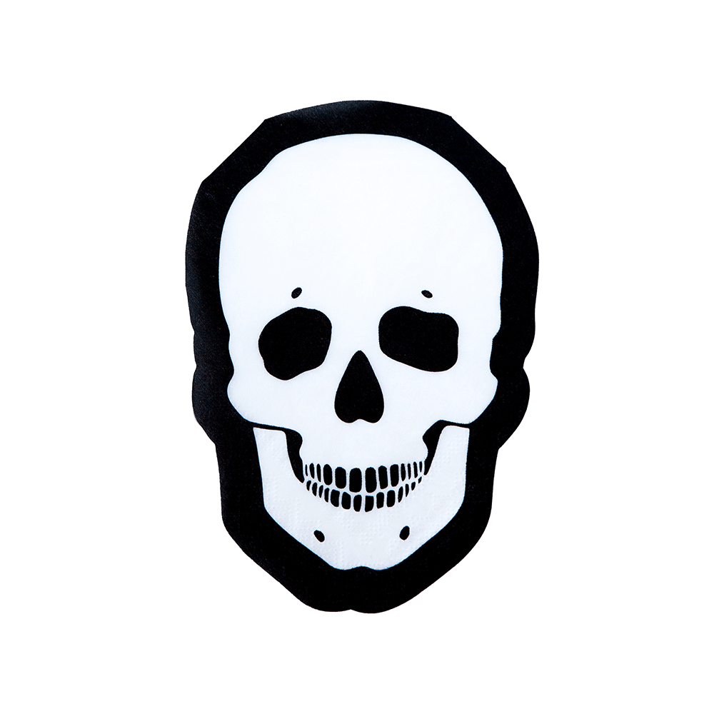 White Skeleton Large Napkins, Shop Sweet Lulu