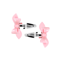 Bow Snap Clips - Light Pink, Shop Sweet Lulu