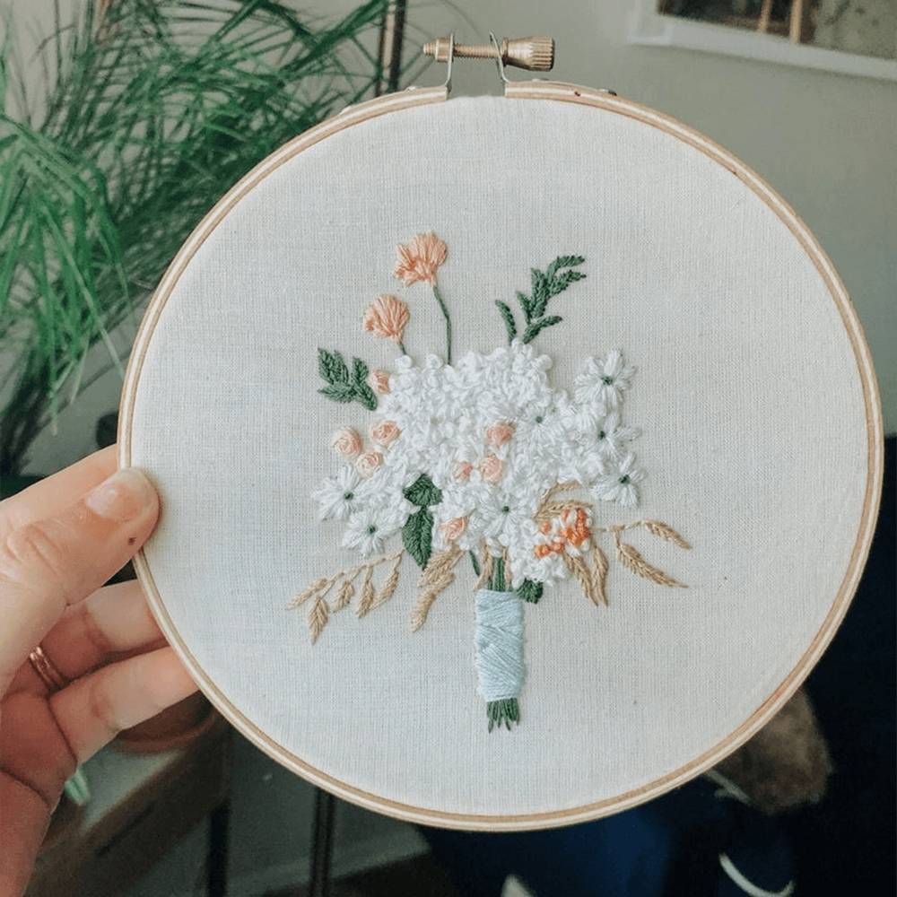 Bridal Bouquet Embroidery Kit, Shop Sweet Lulu