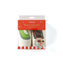 Build a Snowman Baking Cups,  Shop Sweet Lulu