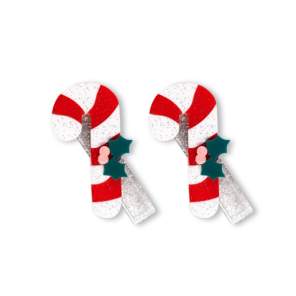 Candy Cane Hair Clips, Shop Sweet Lulu