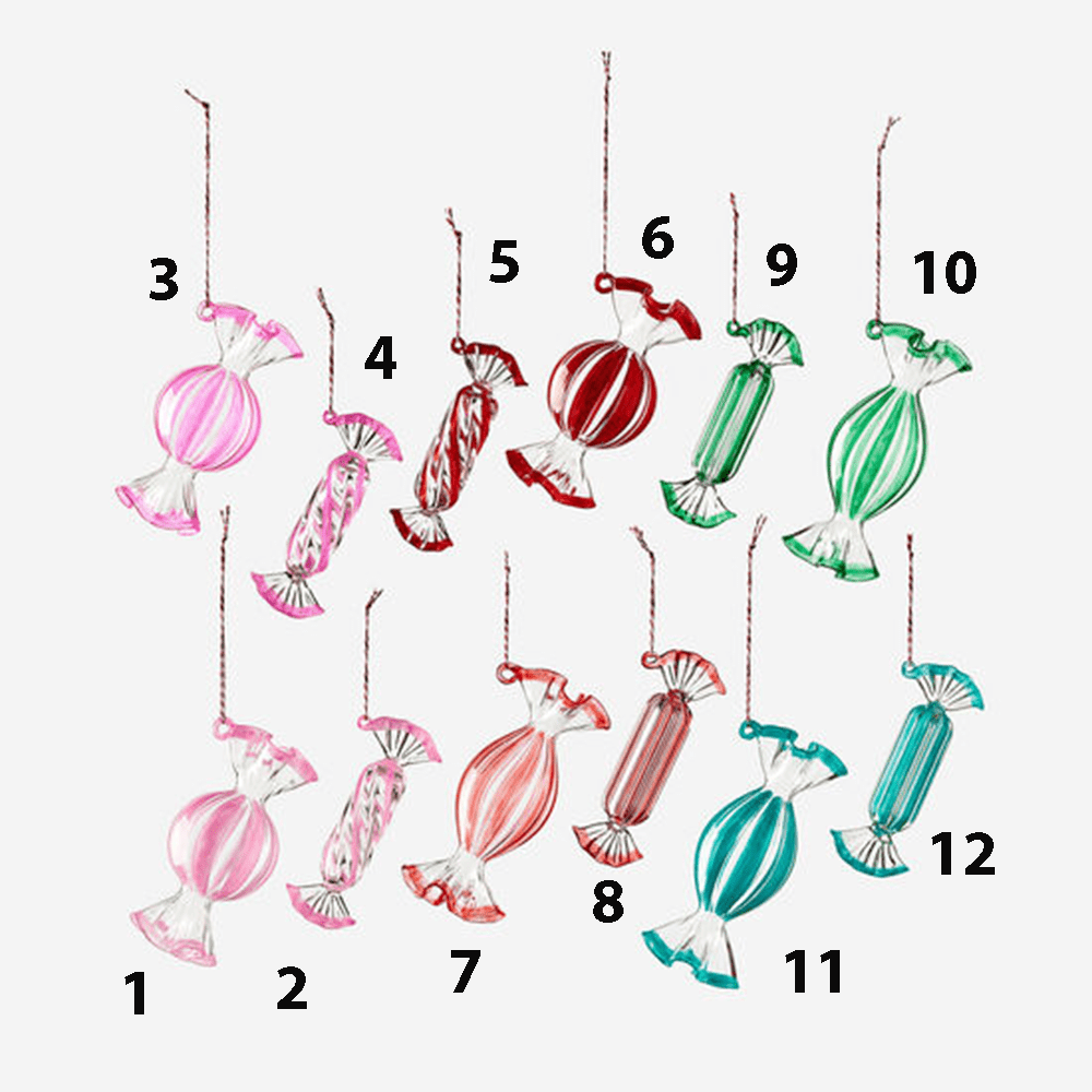 Candy Twist Ornament - 12 Style Options, Shop Sweet Lulu