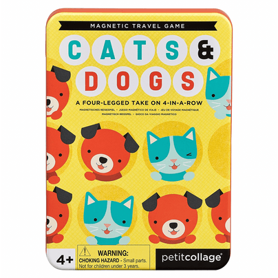 Cats & Dogs 4-in-a-Row Magnetic Travel Game, Shop Sweet Lulu
