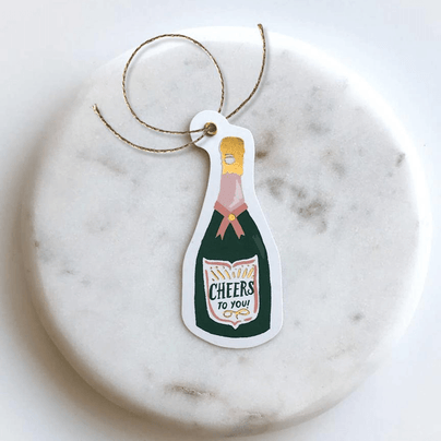Champagne Diecut Gift Tags, Shop Sweet Lulu