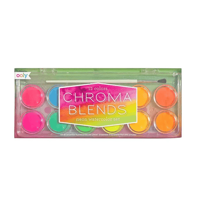 Chroma Blends Neon Watercolor Paint Set, Shop Sweet Lulu