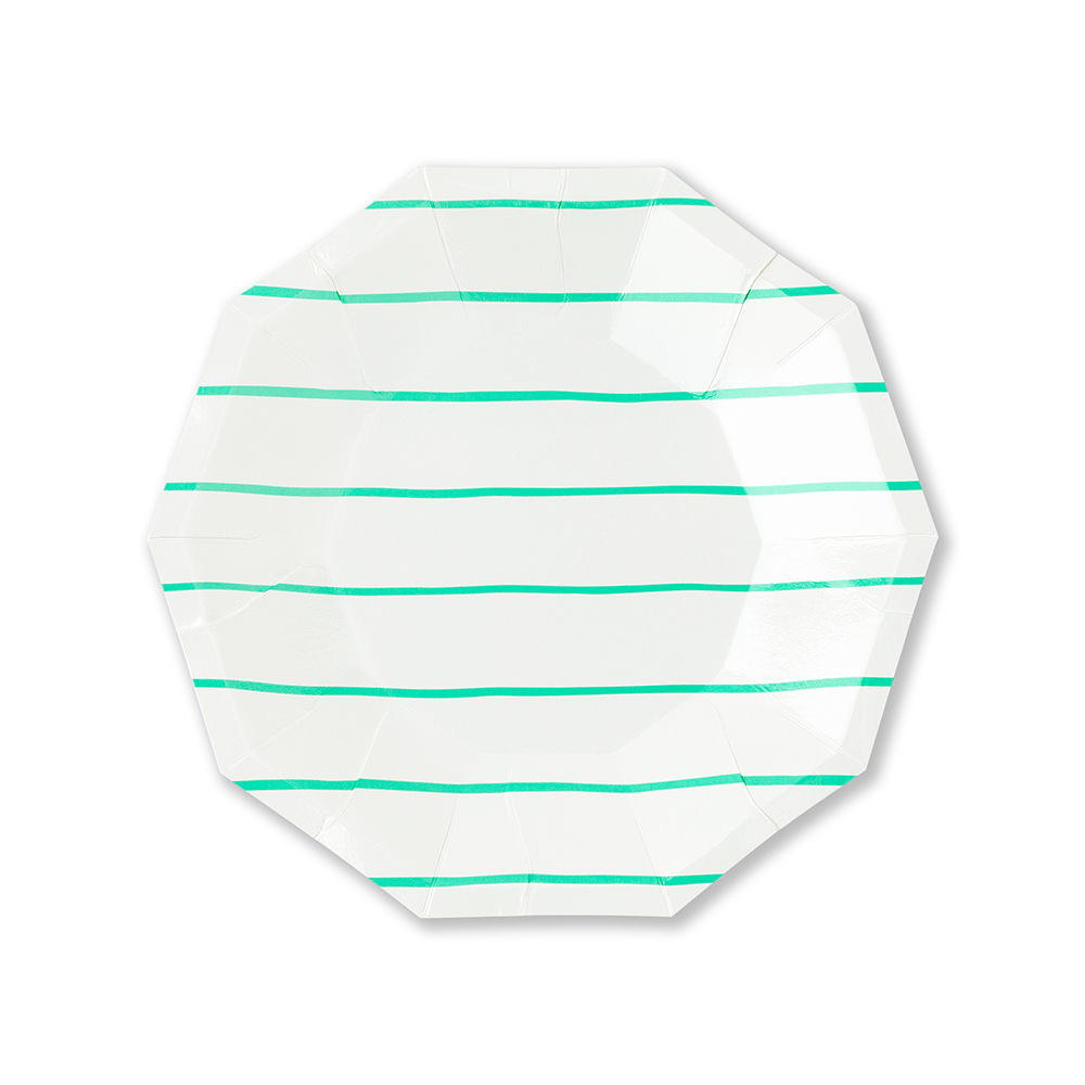 Clover Frenchie Striped Small Plates, Shop Sweet Lulu