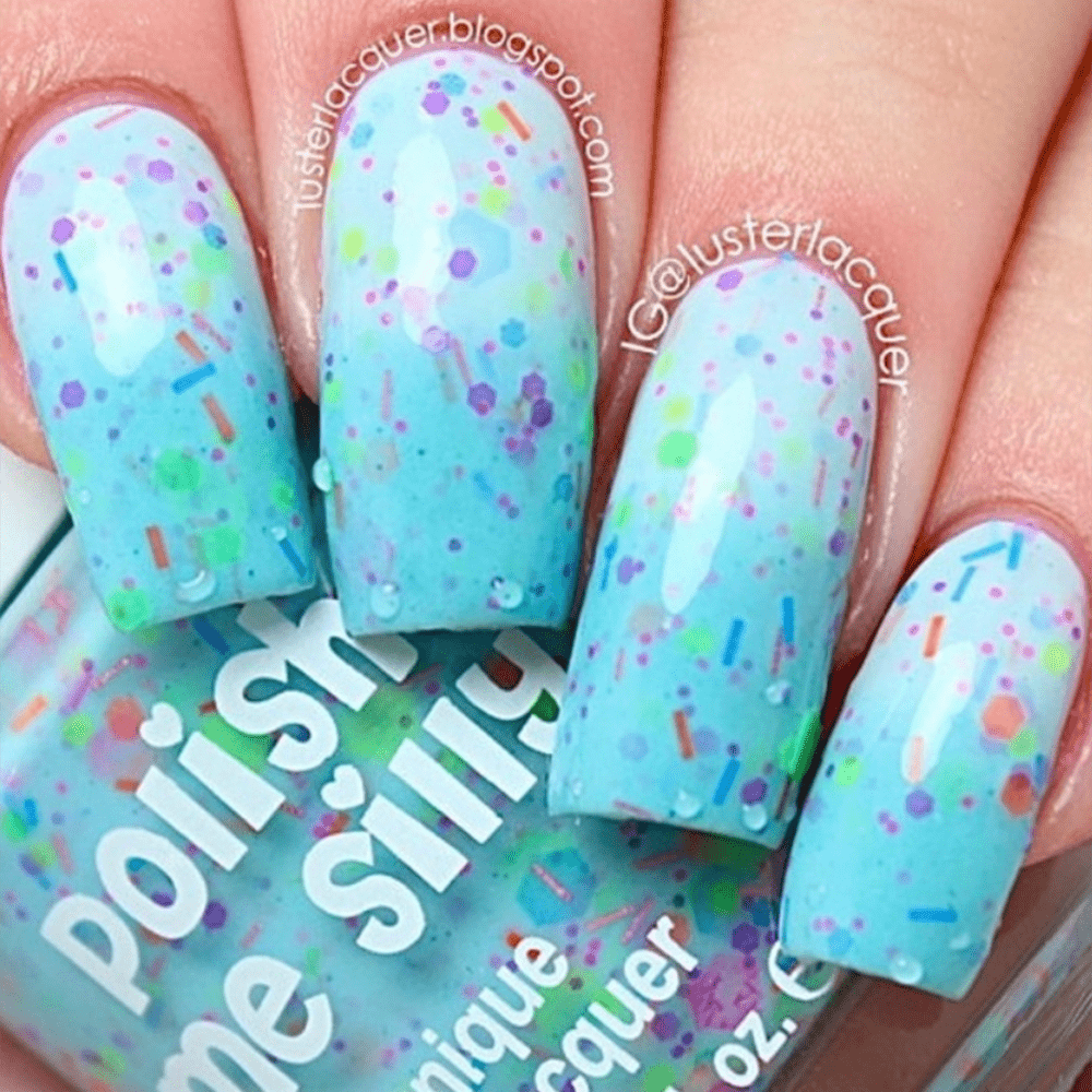 Color Changing Nail Polish - Aqua, Shop Sweet Lulu