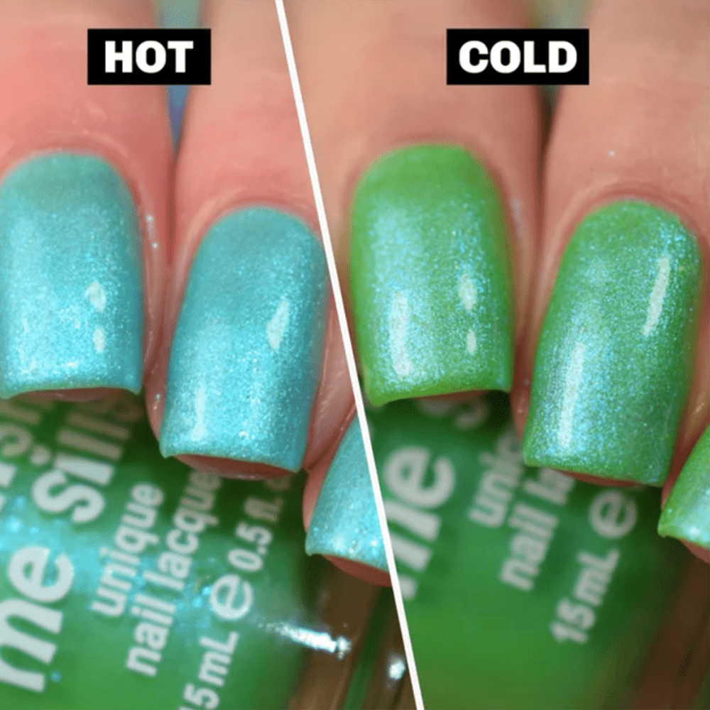 Color Changing Nail Polish - Blue & Green, Shop Sweet Lulu