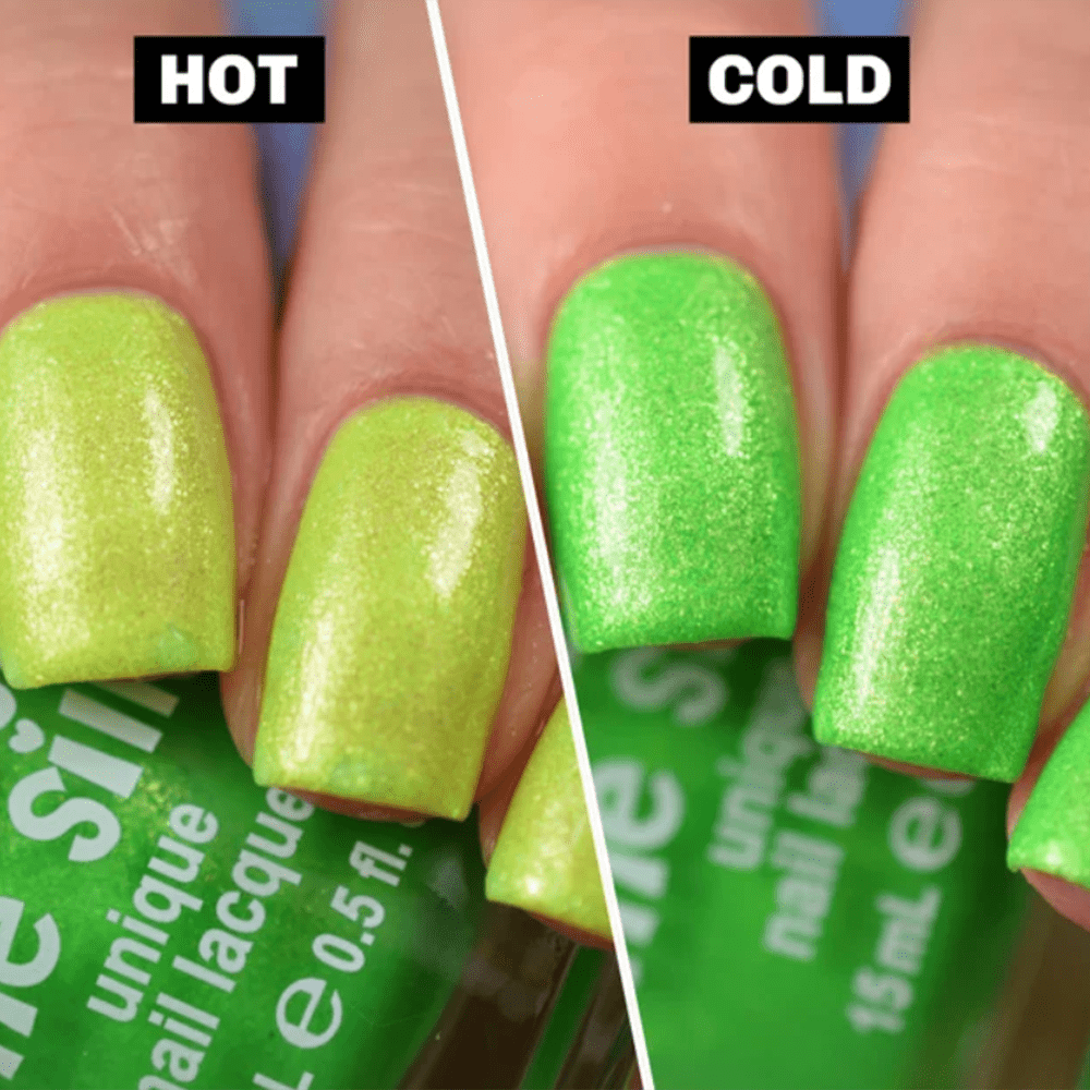 Color Changing Nail Polish - Yellow & Green, Shop Sweet Lulu