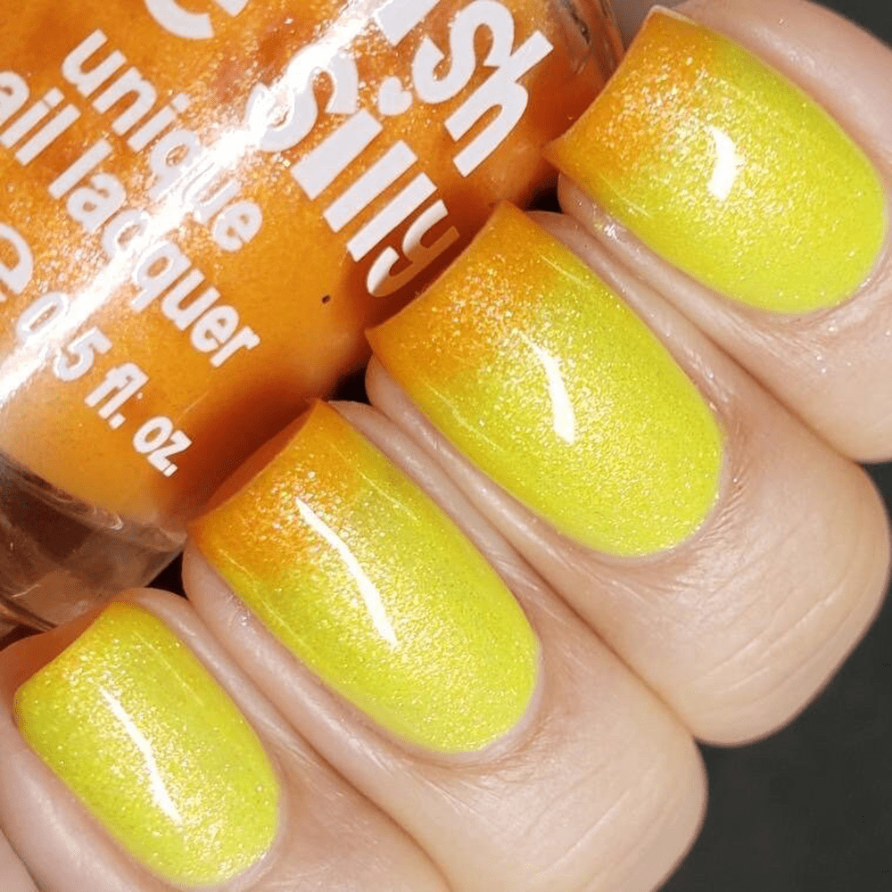 Color Changing Nail Polish - Yellow & Orange, Shop Sweet Lulu