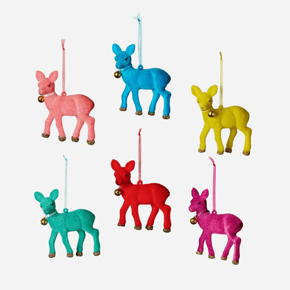 Colorful Deer Ornament - 6 Color Options, Shop Sweet Lulu
