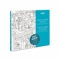 Crazy Museum Folded Coloring Posters, Shop Sweet Lulu