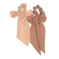 Crepe Scarf Scrunchie Set - Terra Cotta, Shop Sweet Lulu