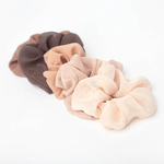 Crepe Scrunchies 5pc Set - Terra Cotta, Shop Sweet Lulu