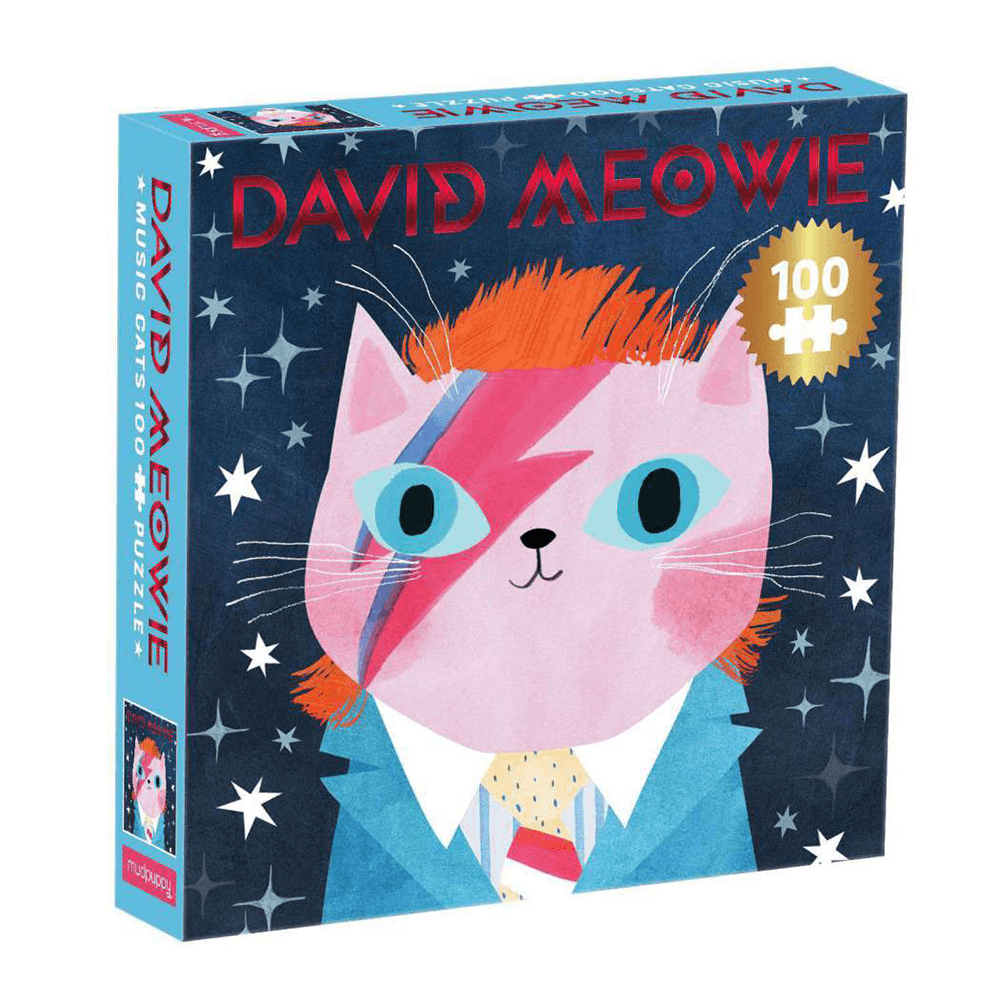 David Meowie 100 Piece Puzzle