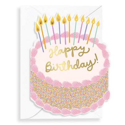 Die-cut Birthday Cake Card, Shop Sweet Lulu