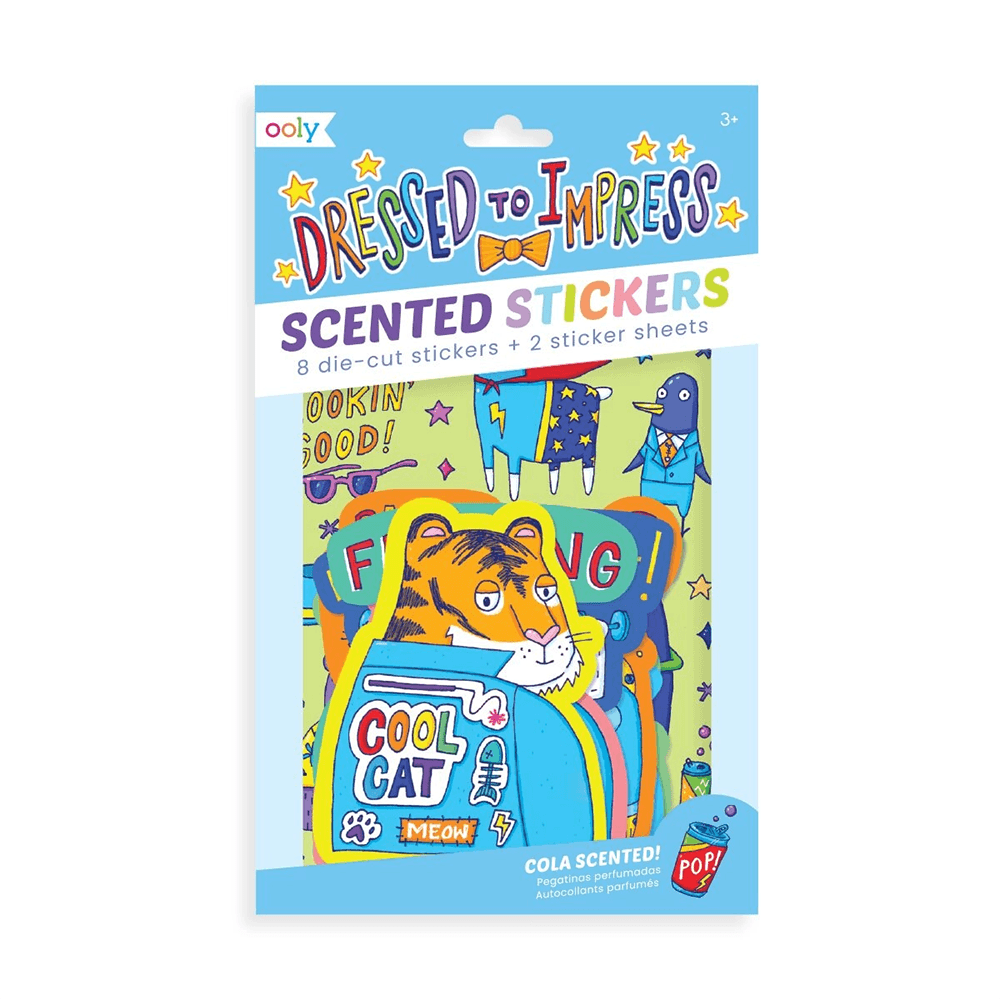 Dressed to Impress Scented Stickers, Shop Sweet Lulu