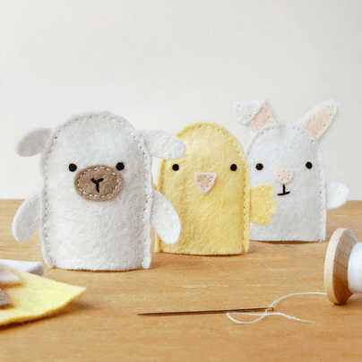 Easter Finger Puppets Craft Kit, Shop Sweet Lulu